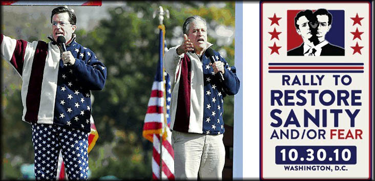 stephen colbert ear. Stephen Colbert and Jon