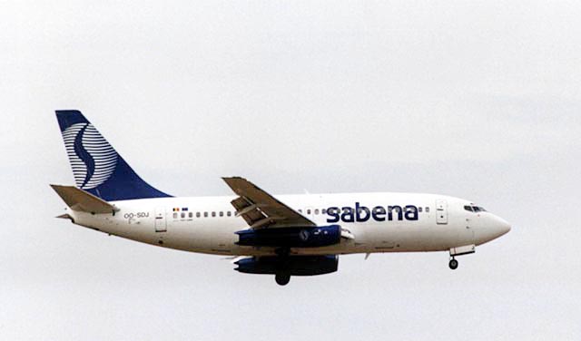 OO-SDJ come in to land at Zaventem