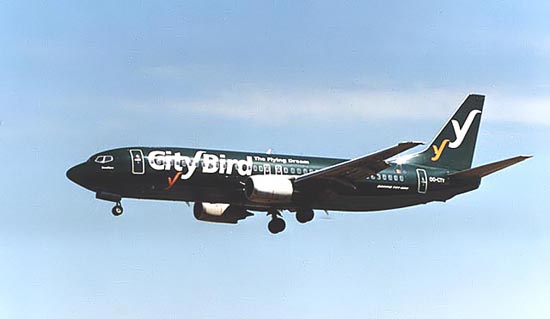 Boeing 737-400s were added to the 767s and MD-11s