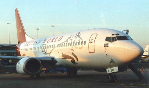 G-OBWX on the gate at Schiphol