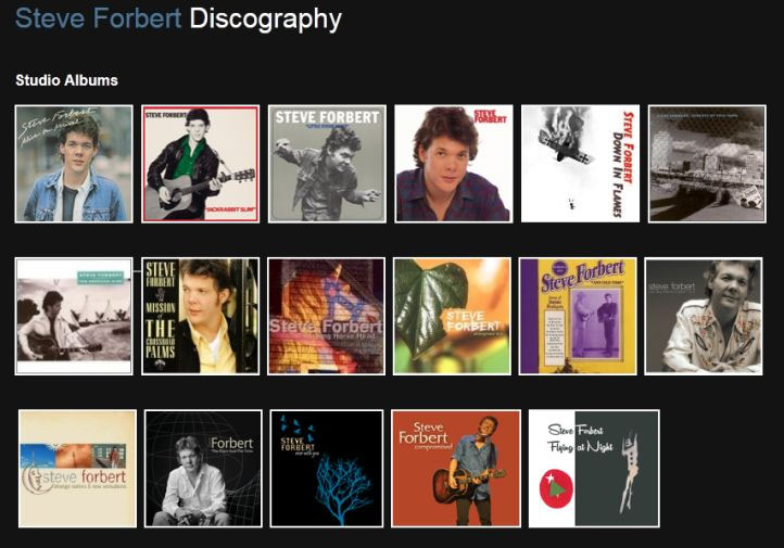 Steve Forbert - albums