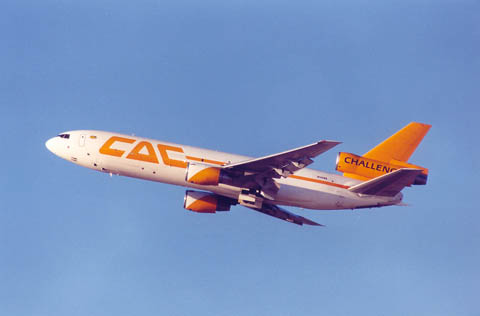 N140WE is showing what a beauty the DC-10 was/is !