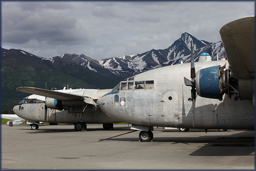 C-119s at Palmer, Alaska