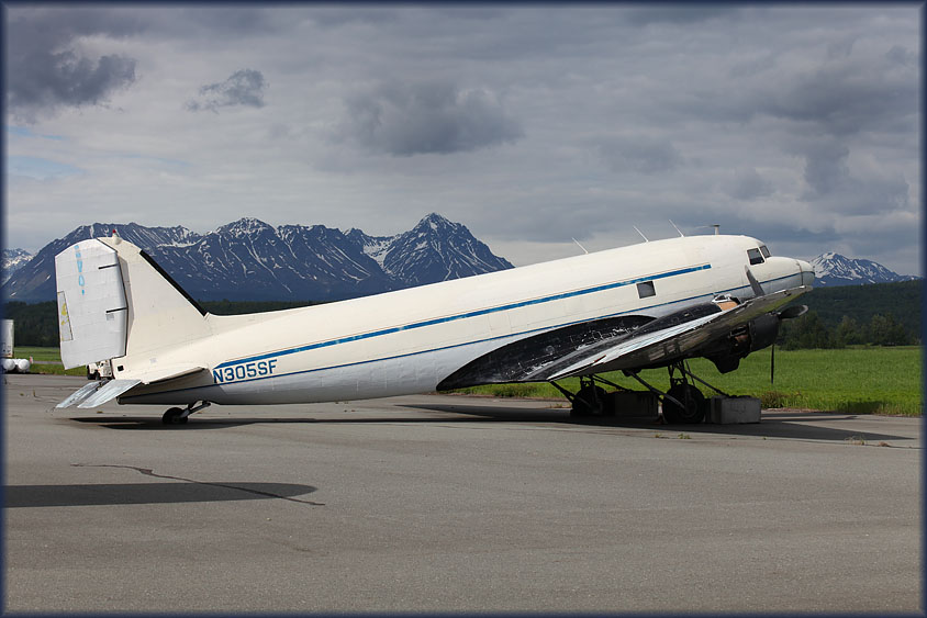 DC-3 long time stored resident at Palmer