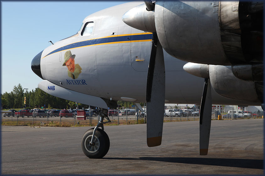 DC-6A N7780B at Kenai,AK