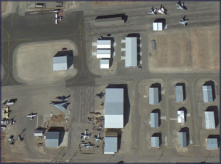Google Earth of Ontario,OR airport