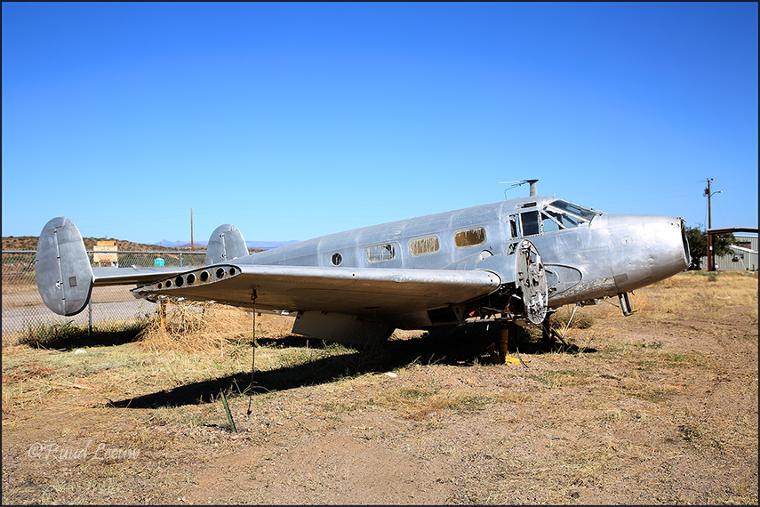 Beech 18s stored at Globe,AZ