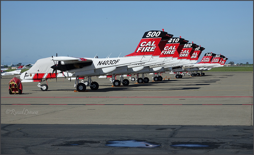 OV-10 aircraft at Sacramento-McClellan Airport