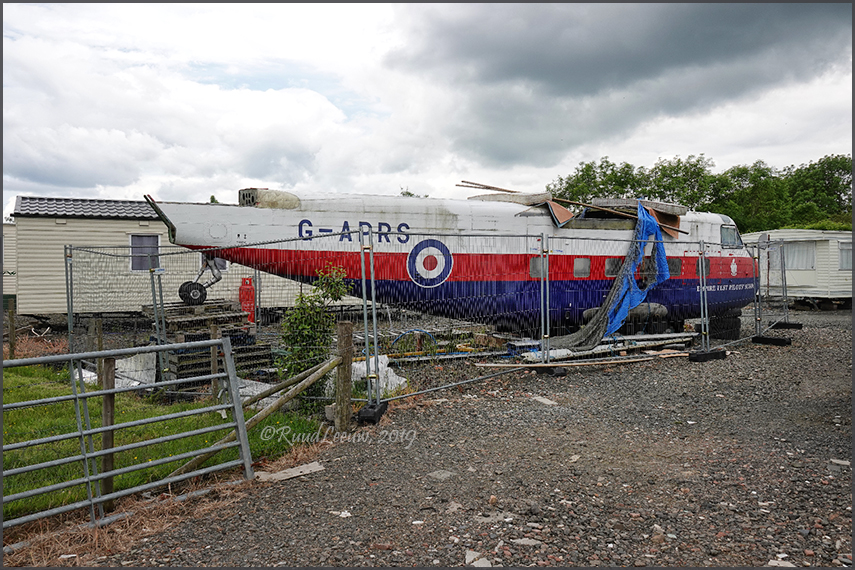 Twin Pioneer G-APRS at Thornhill, Scotland