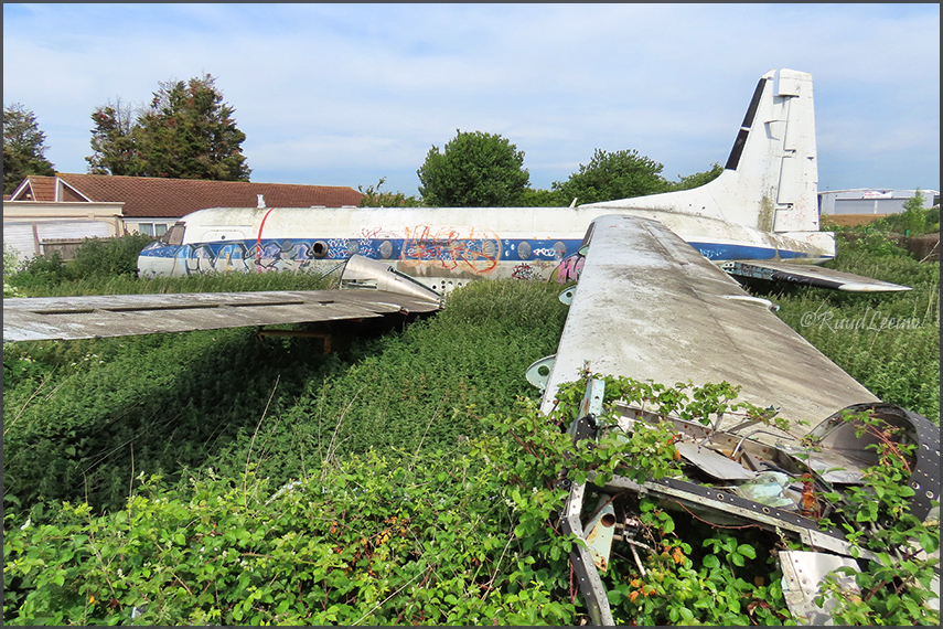 HS.748 at Southend Airport, England