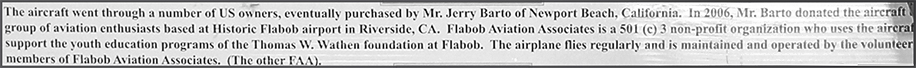 N103NA info from Flabob Aviation
