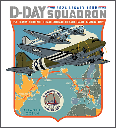 D-Day Squadron 2024 badge