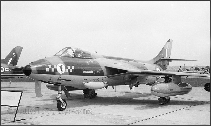 Military aircraft photography by (Adrian?) Evans, 1970s.