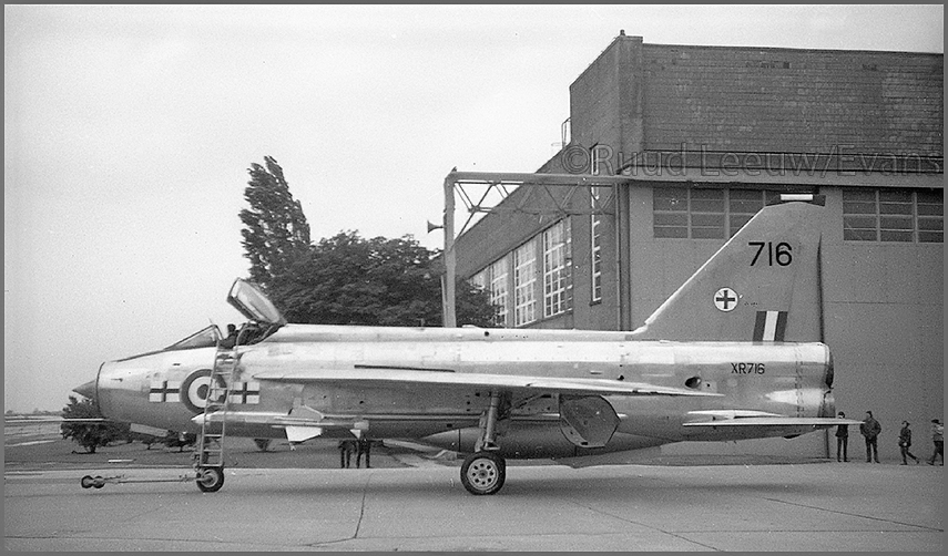 Military aircraft photography by (Adrian?) Evans, 1970s.