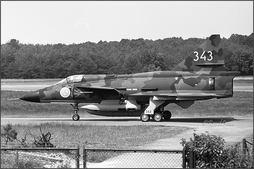 Military plane spotting at Soesterberg AB 1975
