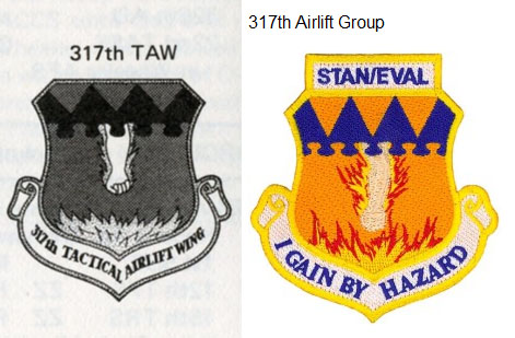 317th TAW badge