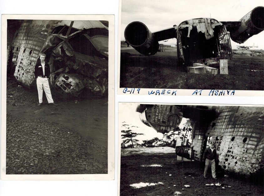 C-119 wreck at Ashiya, Japan
