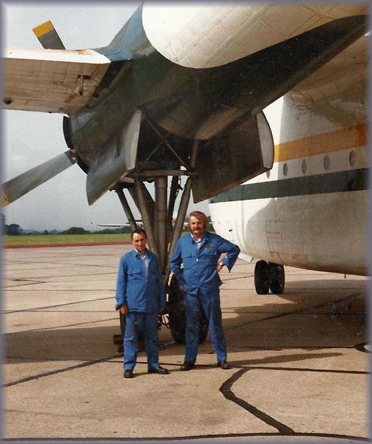 Ray Rogers with C-119 N3267U