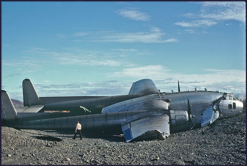 C-119 N8504W damaged beyond repair, Alaska