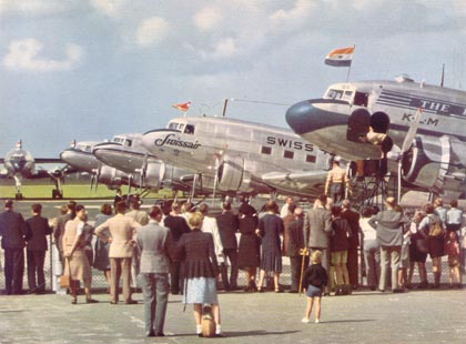 DC-3s at Schiphol