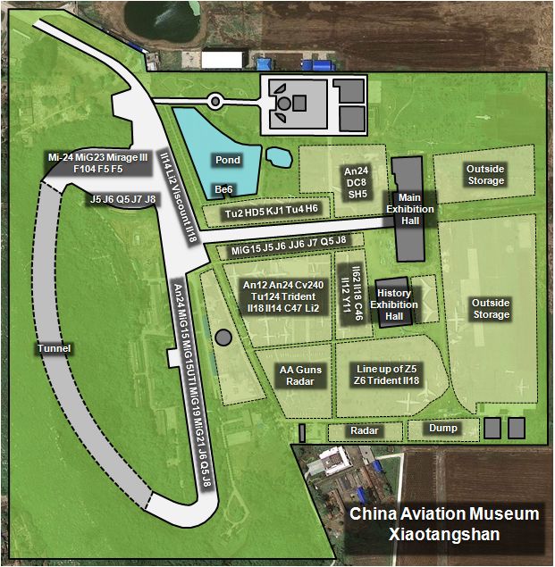 Datangshan Museum Map 2009