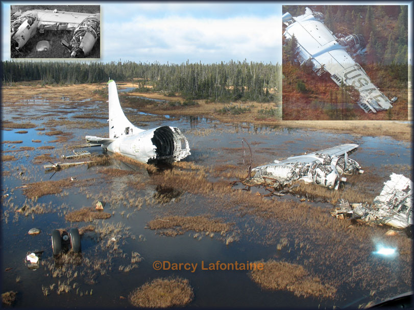 KC-97 wreck in Otish Mountains