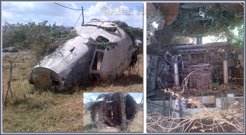 DC-6? wreck at Addis Ababa, Ethiopia