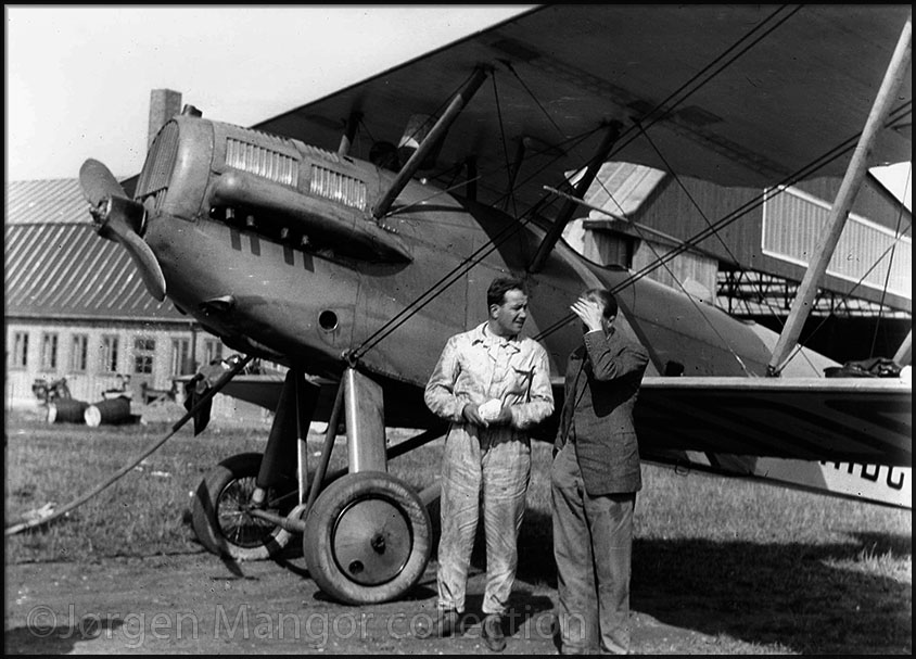 Vintage aircraft at Kastrup, Denmark