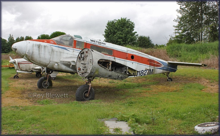 Beech 18 N1827M at Harvey Field,WA
