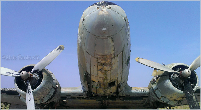 Douglas C-47B in Yugoslavia for preservation