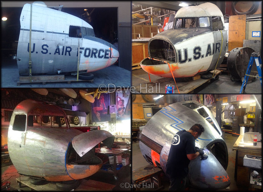 DC-3 formerly stored at Duff's Salvage Yard now to MotoArt