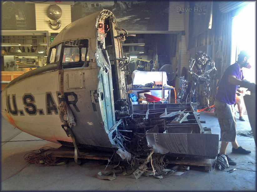 DC-3 formerly stored at Duff's Salvage Yard now to MotoArt
