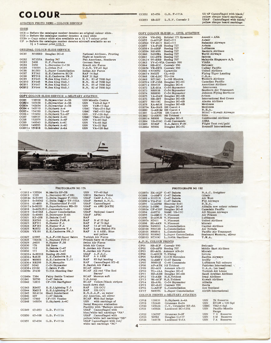 Brian Stainer's Aviation Photo News