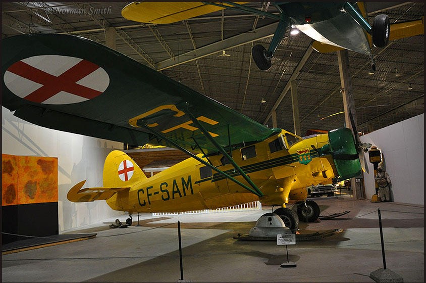 Noorduyn Norseman CF-SAM at Moose Jaw air museum
