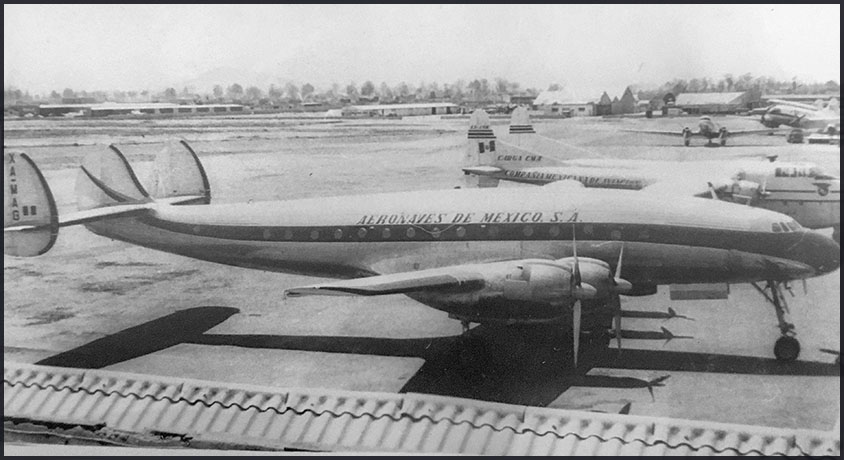 Constellation XA-MAg of Aeronaves, owner/photographer unspecified