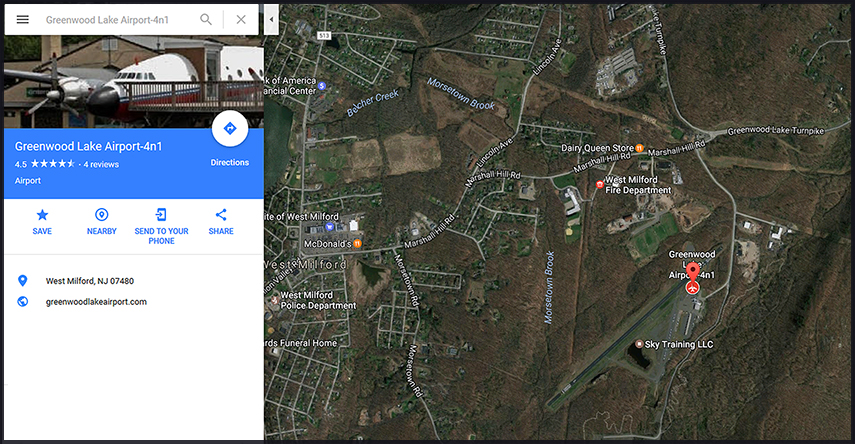 Constellation at Greenwood Lake Airport
