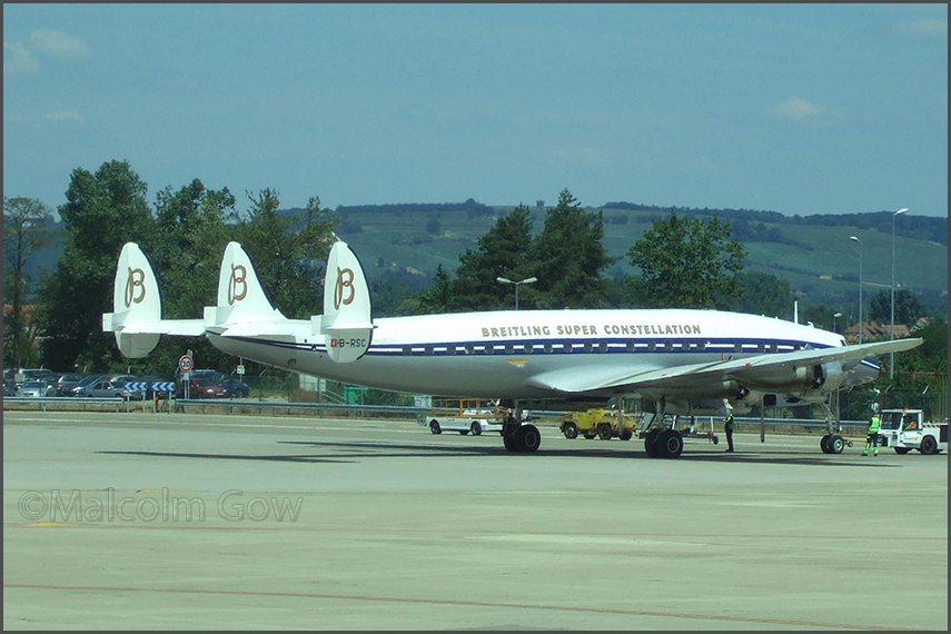 Lockheed Constellation HB-RSC, Breitling sponsored