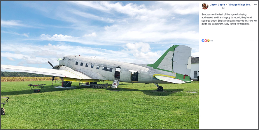 N34DF restored and ready to fly!