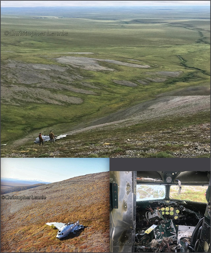 DC-3 crashsite, photos by Christopher Lennie