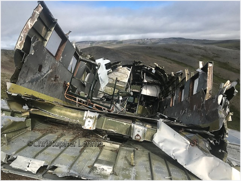 1960s crashsite of DC-3