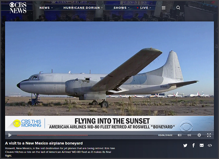 C-131B N13060D stored at Roswell,NM (Sep.2019)