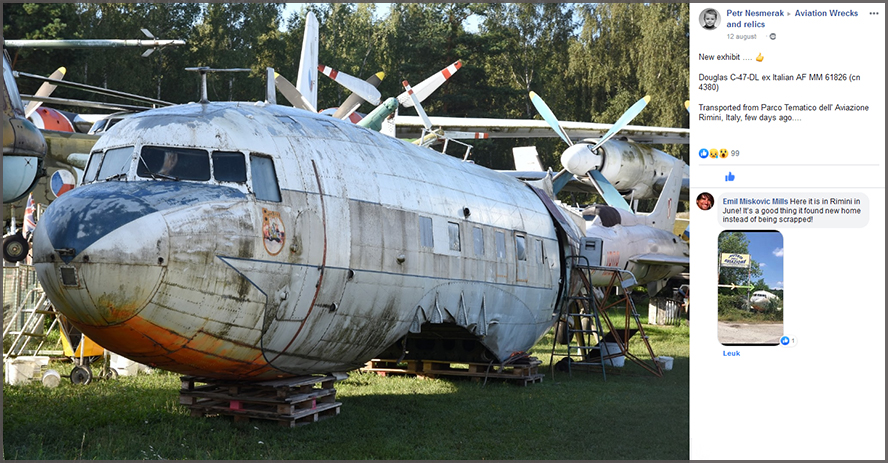 C-47 mm61826, to Zruč Air Park