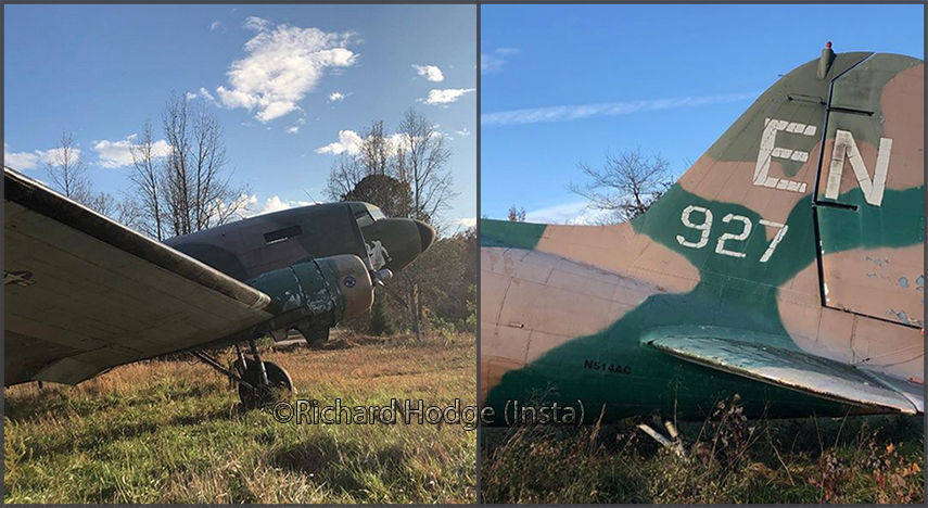 C-47 Spooky gunship N514AC on Mallards Landing, Georgia