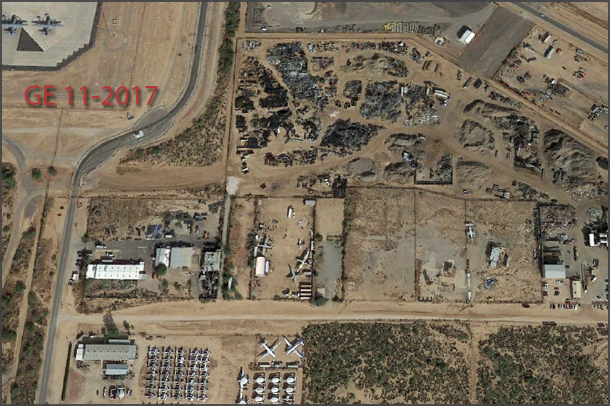 Specialized Aircraft Maintenance yard, Tucson (GE 2017)