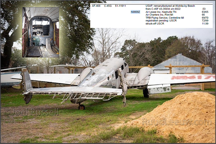 Beech C-45 N9809Z at Liberty