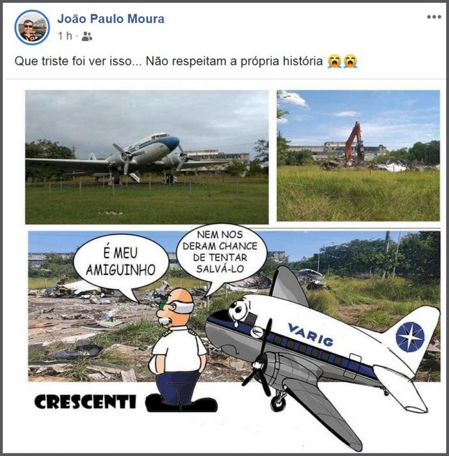 DC-3 PP-VBF scrapped