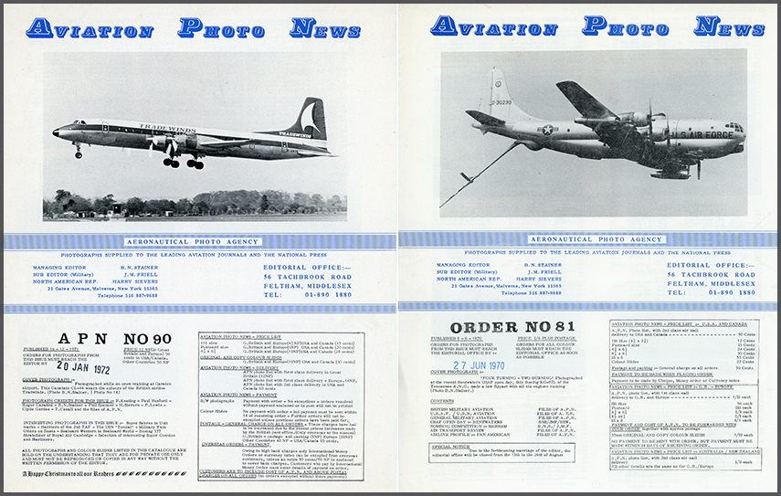 Aviation Photo News - Aeronautical Photo Agency (B.N. Stainer)