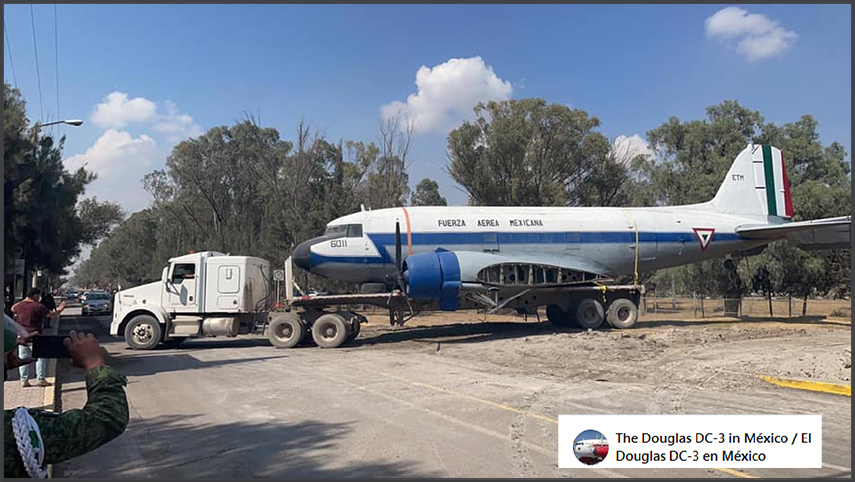ETM-6011 being moved at St Lucia AB