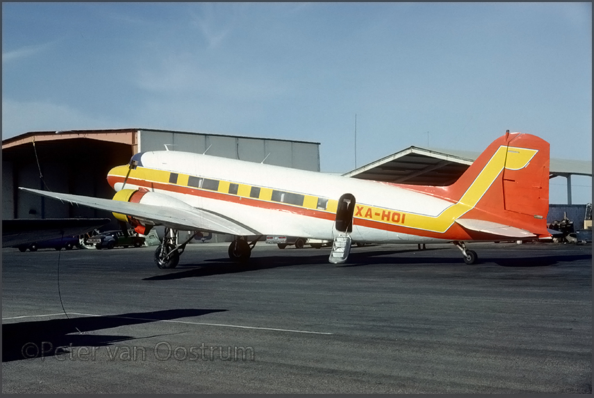 DC-3 XA-HOI - a mystery plane..