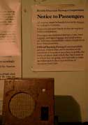 Wartime.. Notice to passengers